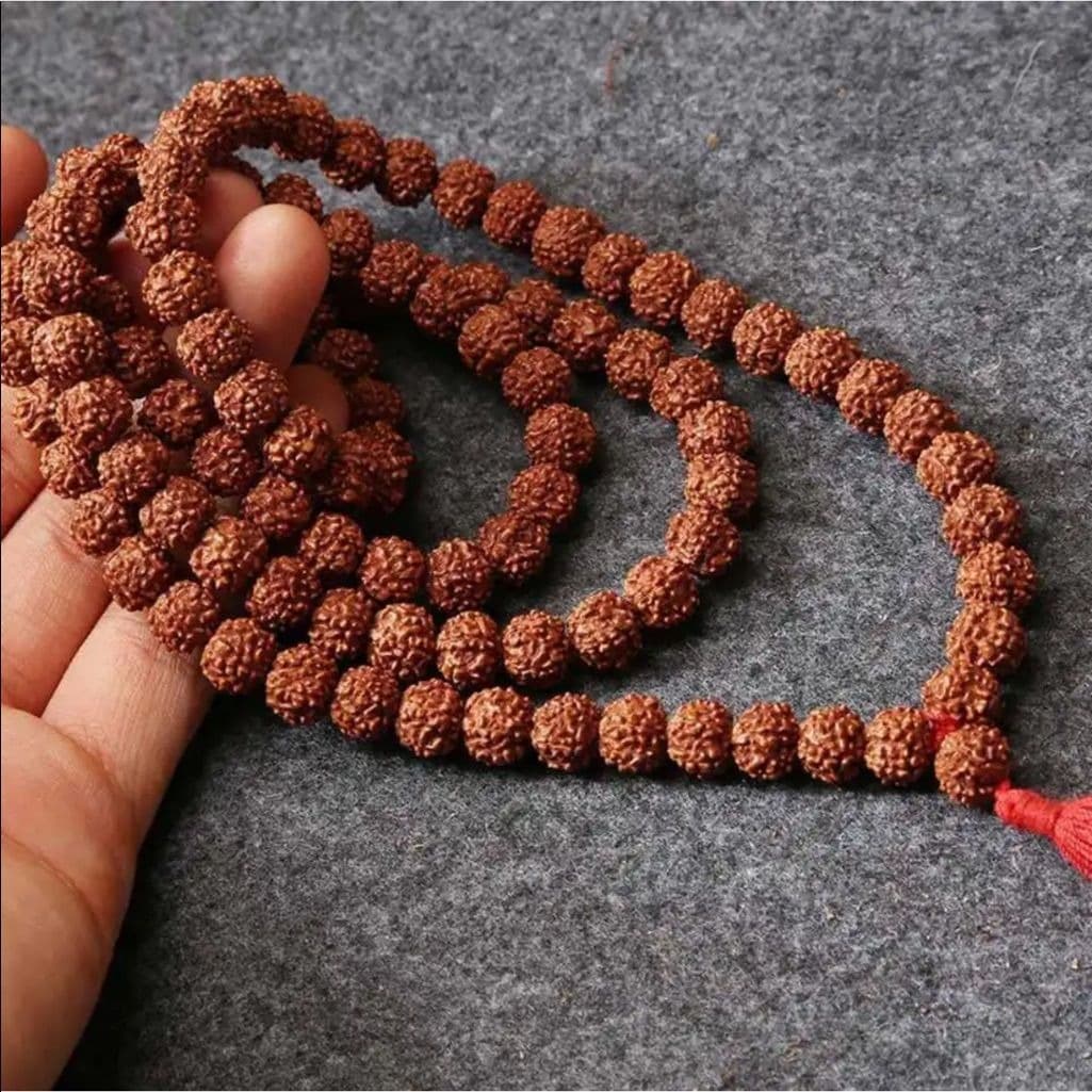 Rudraksha Japa Mala  – 108 Beads – 6mm 
